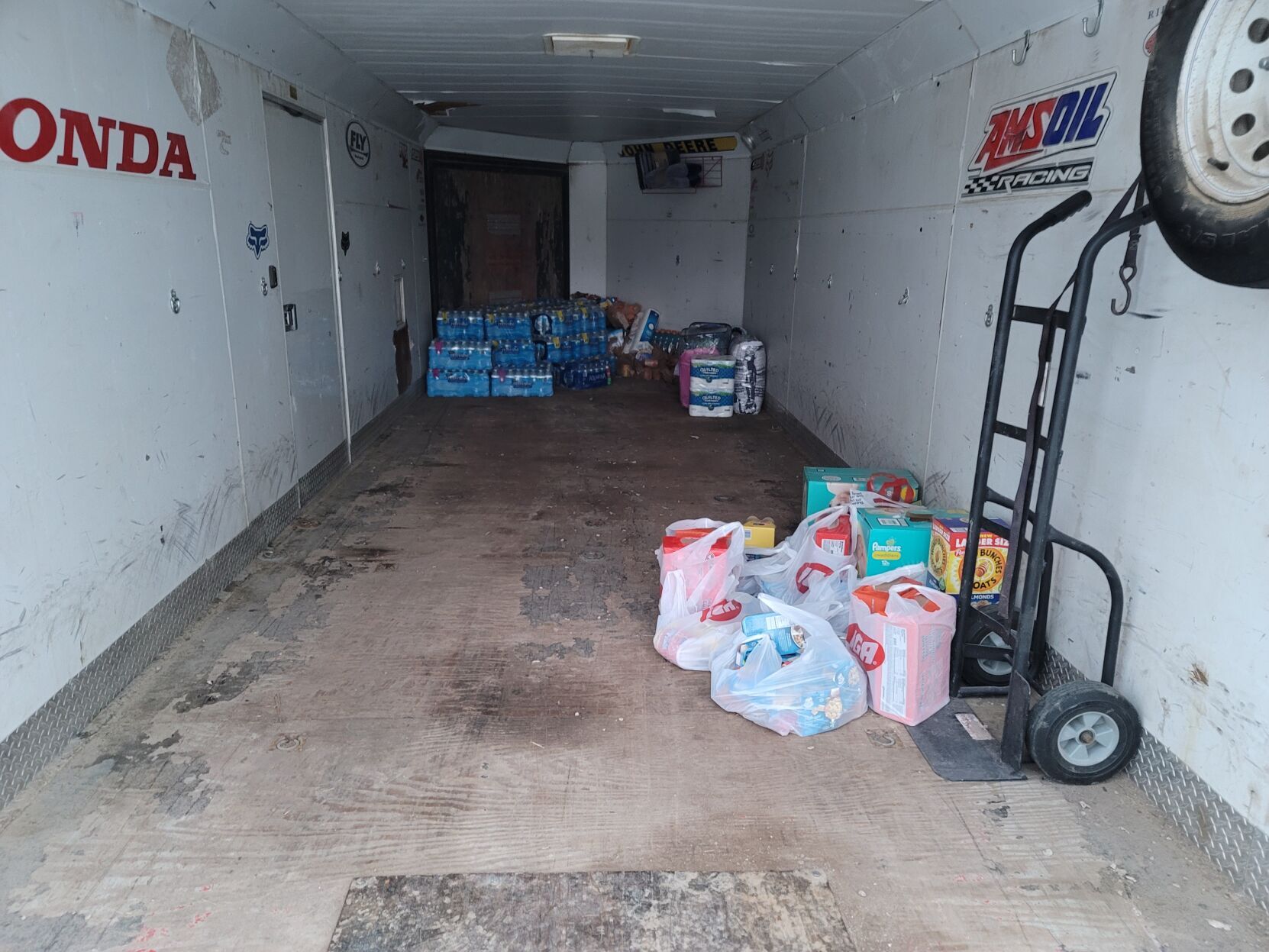 Helena man works to fill trailer for families in Texas 1